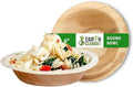 6" Areca Palm Leaf Extra Deep Round Bowls Compostable Biodegradable Eco-Friendly Natural Disposable Bowls,Perfect for Picnic Catering, Dessert, and Wedding (Pack of 200)