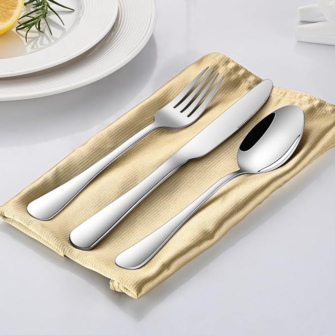 16-Pieces Teaspoons Sets,6.7 Inch Stainless Steel Small Tea Spoon Set,Dessert Spoons For Kitchen,Dishwasher Safe Metal Silverware Spoons For Hotel Restaurant