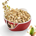 LivLab Mker Snack bowls for adults,Pistachios bowl with shell storage,sunflower seed bowl,Red