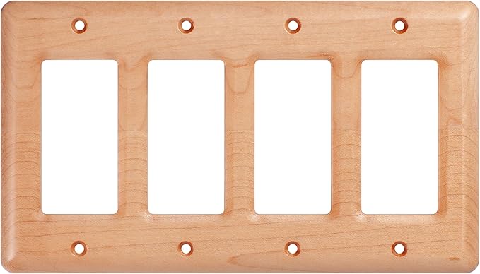 Maple Wood Light Switch Covers Wall Plate Oversized Wall Plate Covers For Light Switches