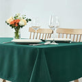 maxmill Square Tablecloth Waterproof Spillproof Wrinkle Resistant Soft Weaved Texture Design Christmas Table Cloth for Dinner, Dining Room Party, Indoor Outdoor Use, 60 x 60 Inch, Hunter Green