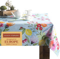 Maison d' Hermine Table Cloth Square Table 100% Cotton 54 x 54 Inches Tablecloth Reusable Decorative for Dining Room Farmhouse Home Valentines Day Decorations Spring Summer - Jardin D'Ete - Mint
