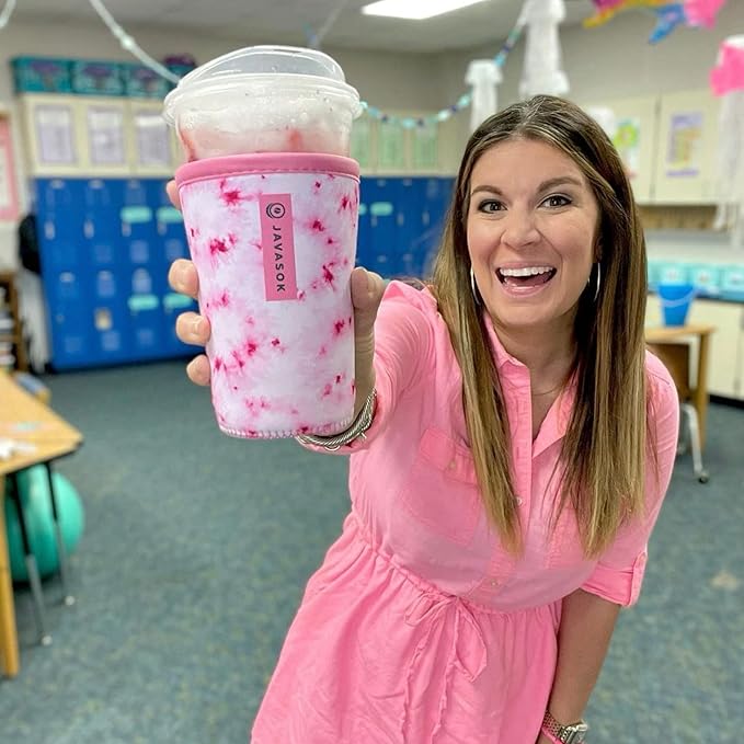 Sok It JavaSok Iced Coffee & Cold Soda Insulated Neoprene Cup Sleeve (Cowgirl Couture, Small: 16-20oz)