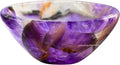 Amethyst Crystal Bowl - 2 Inch Decorative Bowls for Room and Home Decor - Gemstone Healing Crystals for Elegant Display, Positive Energy Balance and Gift
