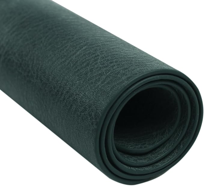 Faux Leather Placemats Set of 6, Light-Navy, 12"x 17" (30cm x 43cm), Waterproof & Stain Resistant, Heat-Resistant, Non-Slip, Suitable for Indoor & Outdoor, Reusable Table Decor