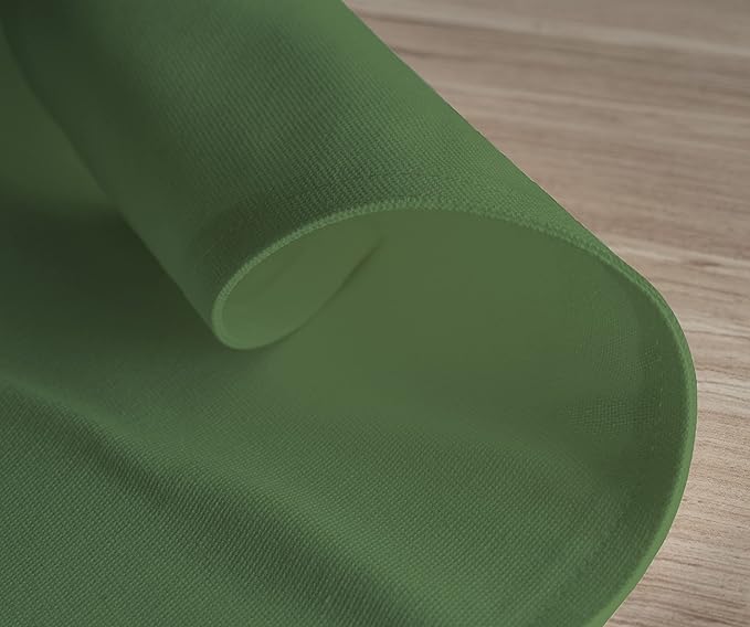 Calicot Placemats Set of 6 100% Cotton Washable Cloth Place Mats, Reusable Table Mats for Spring/Summer & Thanksgiving Christmas Decorations Kitchen Dining Party Wedding (Juniper Green, 13" x 19")