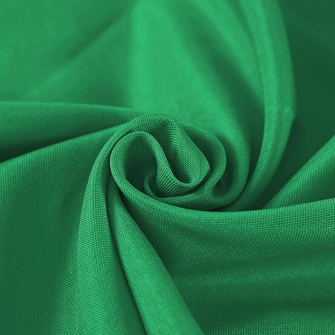 Fokitut 2 Pack Waterproof Rectangle Tablecloth, 60x102 Inch, Stain Resistant and Wrinkle Polyester Table Cloth, Fabric Table Cover for Kitchen Dining, Wedding, Party, Holiday Dinner-Emerald