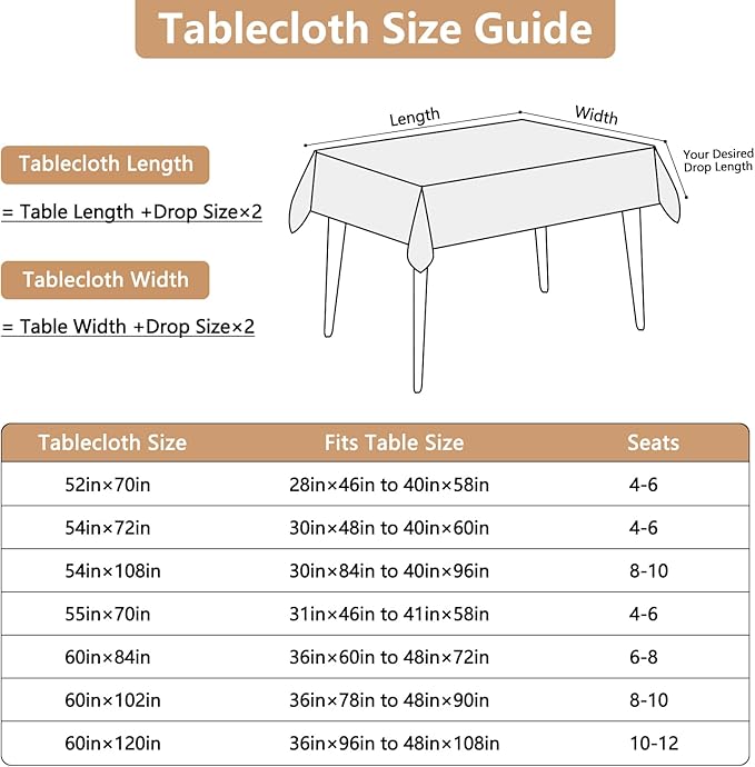 Textured White Fabric Table Cloth Rectangle Spill Proof & Washable Faux Linen Tablecloth for 6 Ft Rectangular Table Reusable for Dining Wedding Banquet 60 x 84 Inch