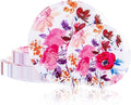 DaYammi 20Pcs Floral Disposable Plastic Plates-Disposable Heavy duty Watercolor Floral Plastic Plates 10.25 inch Dinner plates and 7.5 inch Dessert plates, Disposable Plate for Valentine's Day Party