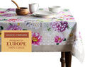 Maison d' Hermine Table Cloth Rectangle Table 100% Cotton 60 x 90 Inches Tablecloth Reusable Decorative for Dining Room Farmhouse Home Valentines Day Decorations Spring Summer - Pivoine