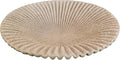 Decorative Bowl decor Tray, Scalloped Pedestal Bowls for Modern Home Decor,Ruffle Decor,Stylish Key Bowl for Entry Table,Decorative Fruit Bowl for Kitchen Counter,Artificial Stone Beige