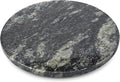 Koville 12'' Black Marble Lazy Susan for Dinning, Marble Turntable for Kitchen Counter, Lazy Susans Organizer for Cabinet, Serving Rotation Spinning Tabletop Organizer Swiveling, Spice Rack Storage