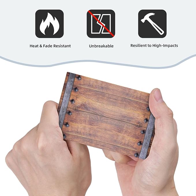 Light Switch Cover Rustic Farmhouse Barn Door Vintage Wood Wall Plate Cover 1 Gang Blank No Device Decorative Outlet Covers Electrical Switchplate for Bathroom Cabin Decor