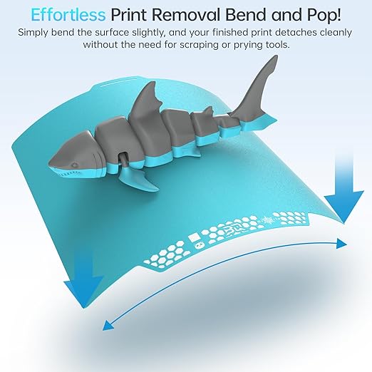 BIQU CryoGrip Pro Glacier 257x257mm Panda Build Plate for Bambu-Lab P1S/P1P/P2S/X1C/X1E/A1 3D Printer Double Sided Upgrade Build Plate Removable Surface Platform