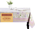 Maison d' Hermine Table Cloth Square Table 100% Cotton 60 x 60 Inches Tablecloth Reusable Decorative for Dining Room Farmhouse Home Valentines Day Decorations Spring Summer - Magnolia Mornings