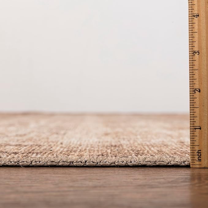 Keen Home Design 9x12 Rug - Machine Washable Area Rug with Non-Slip Backing, Ideal for Living Room, Dining Room, Bedroom - Vintage, Easy Clean, Durable, Low Pile - (9' x 12')