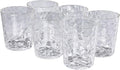 BPA-Free Plastic Tumblers 6 Pack (6x16oz) | Reusable Dishwasher Safe | Stackable Shatterproof Cups | Plastic Drinkware & Drinking Tumblers for Restaurant, Home, Party