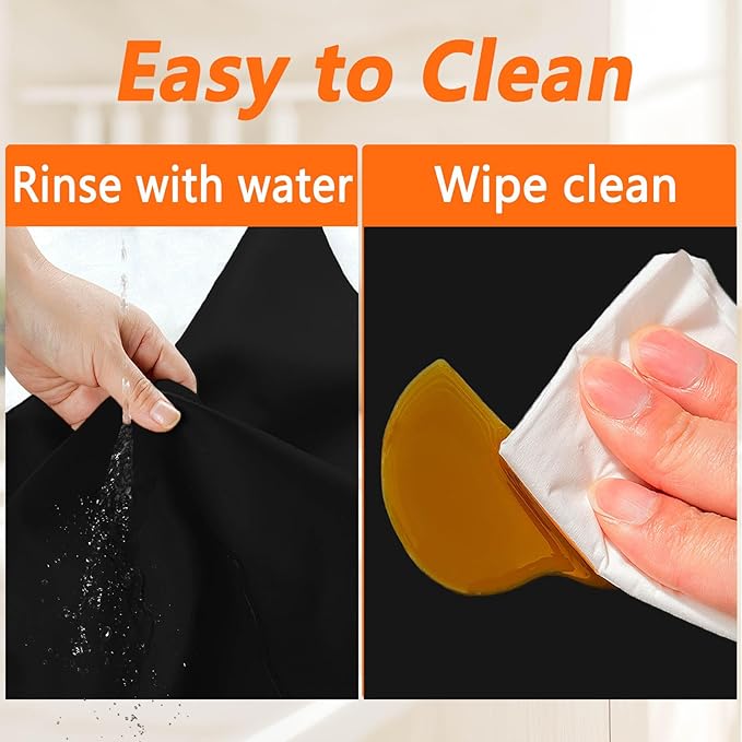 35.4''x23.6''(90cmx60cm) Extra Large Silicone Mat for Kitchen Counter, Heat Resistant Countertop Protector, Non-Slip Waterproof Kitchen Island Mat, Easy to Clean, Dark Gray