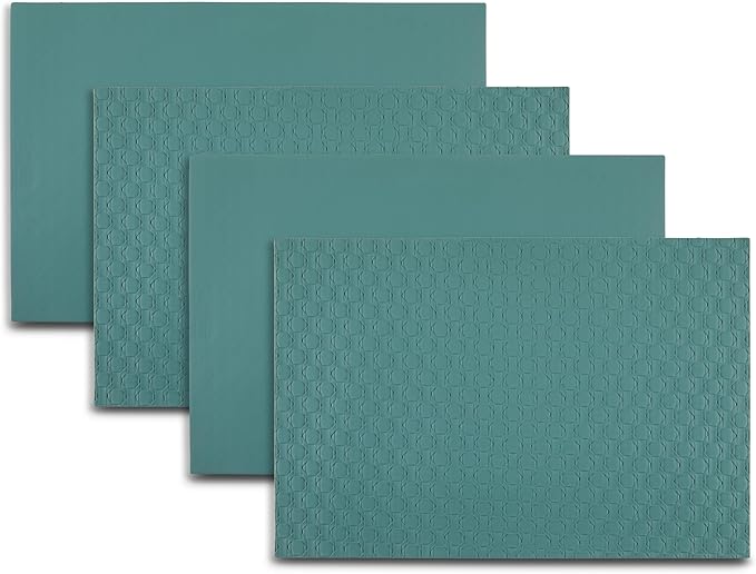 Placemats Set of 4 12" x 18" Heat-Resistant Table Mats for Dining Table Set for 4 Kitchen & Dining Room Decor Farmhouse, Boho, & Modern Style Easy to Clean, Durable & Stylish Table Decor