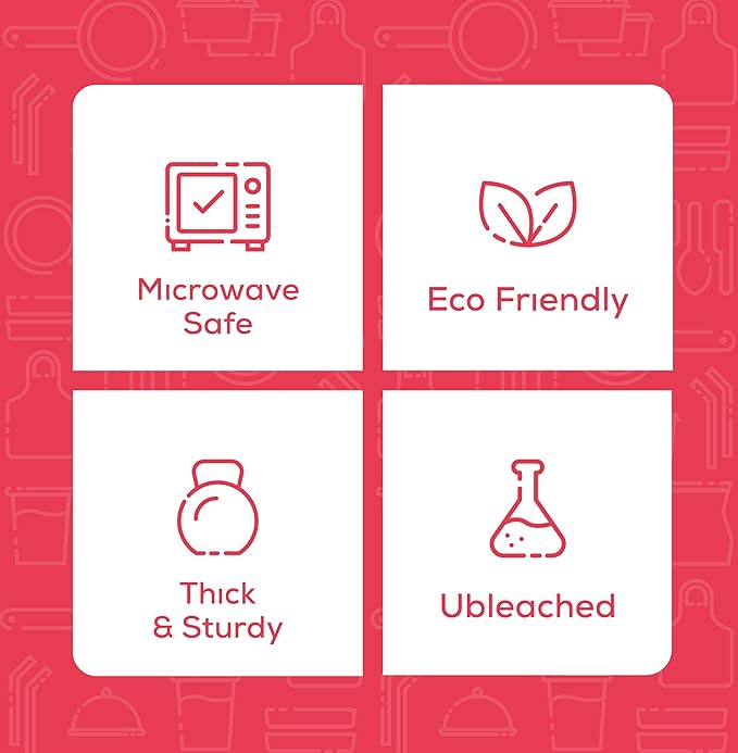 GUSTO [10 Inch-125 Pack Heavy-Duty Kraft Paper Plates, 100% Compostable, Biodegradable, Disposable Sugarcane - Brown Unbleached (Formerly Comfy Package)