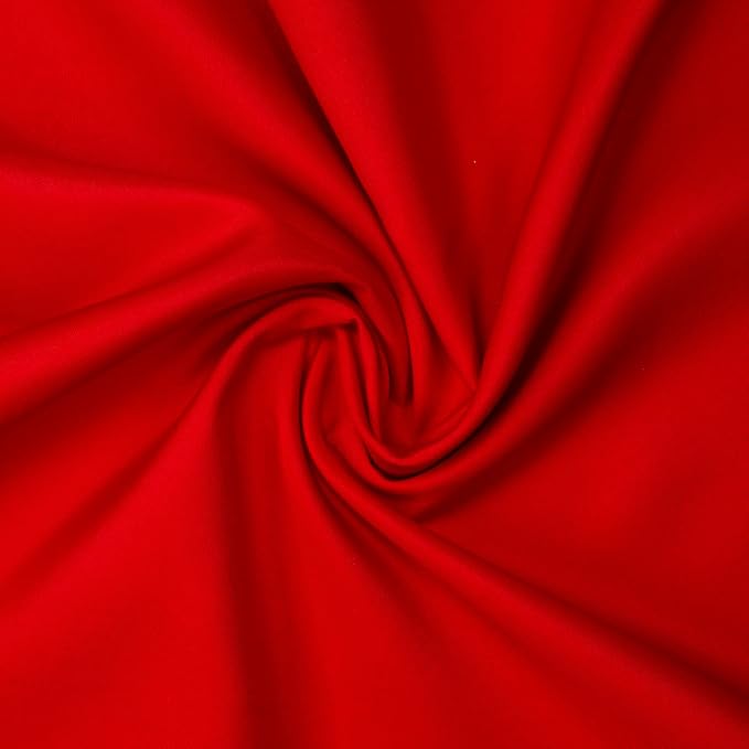 Gee Di Moda Round Tablecloth - 108 Inch Red Round Table Cloth for 48 to 72 Inch Round Tables - Heavy Duty Washable Fabric - for Buffet Table, Holiday Party, Dinner, Wedding & Baby Shower