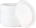 400 Count Disposable 10 Inch White Plastic Dinner Plates Extra Large
