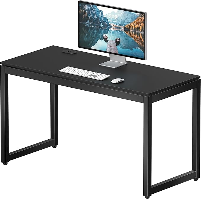 SHW 48-Inch Commercial-Grade Office Computer Desk, Black