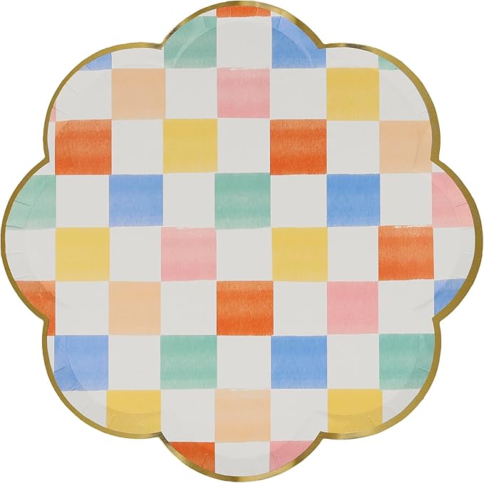 Meri Meri Colorful Pattern Side Plates (Pack of 8)