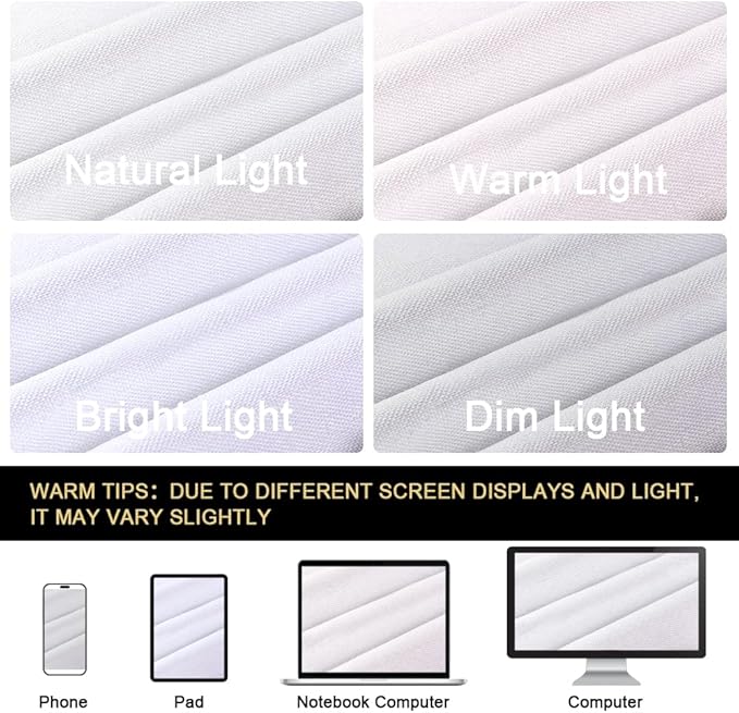 PrinceDeco Blackout Linen Texture Curtains 64 inches Length Natural Linen Blackout Drapes for Bedroom Living Room Darkening Curtain Thermal Insulated with White Liner,Set of 2,W42 X L64,Pearl White