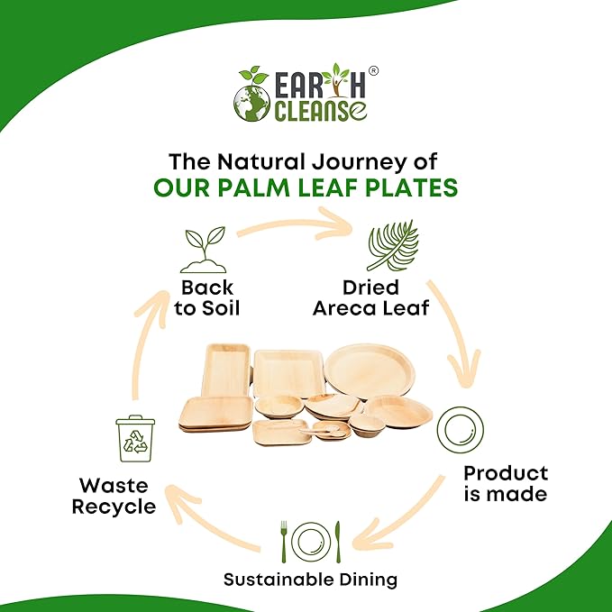 6 Inch Pyramid Compostable Palm Leaf Bowls | Pack of 25 | Eco Friendly Disposable Areca Leaf Bowls | Biodegradable, Plastic Free, Heavy Duty for Parties & Catering