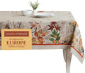 Maison d' Hermine Table Cloth Rectangle Table 100% Cotton 70 x 120 Inches Fall Tablecloth Reusable Everyday Use for Thanksgiving Christmas Decorations Dining Farmhouse Party (Recolte)
