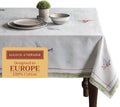 Maison d' Hermine Table Cloth Rectangle Table 100% Cotton 60 x 90 Inches Tablecloth Reusable Decorative for Dining Room Farmhouse Home Valentines Day Decorations Spring Summer - Flying Birds