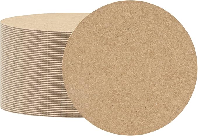 Restaurantware Paper Coasters 1000 Pack of 3.5 Inch Disposable Beverage Coasters Absorbent for Hot and Cold Drinks Kraft Coffee Cup Essentials for Table Decor, Kitchen, Home Patio or Living Room