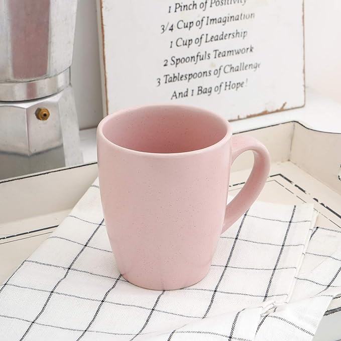 SERVICE FOR 4 - Total of 16 pieces including 8 dinner plates (10”), 4 salad plates (7.5”), 4 bowls (5.75”), and 4 mugs (12 oz), making it the perfect set to service 4 people