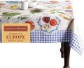 Maison d' Hermine Table Cloth Rectangle Table 100% Cotton 70 x 90 Inches Tablecloth Reusable Decorative for Dining Room Farmhouse Home Valentines Day Decorations Spring Summer - Gourmand