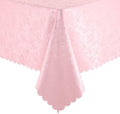Smiry Rectangle Table Cloth, Waterproof Heavy Duty Vinyl Tablecloths, Wipeable Washable Table Cover for Kitchen, Dining Room & Valentines(Pink, 60" X 102")