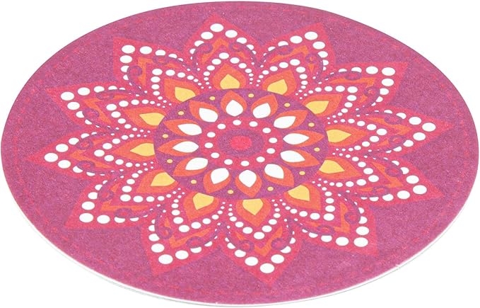Restaurantware Super Absorbent Coasters 480 Case 4 Inch Assorted Paper Bar Coasters High-Density Pulpboard Beverage Coasters Moisture-Absorbing Durable Drink Coasters - Assorted Designs