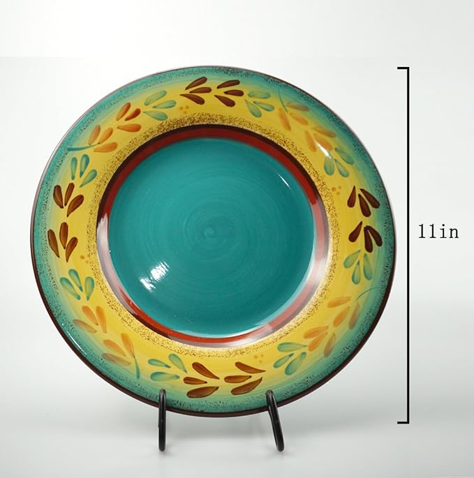 Artliving 2 Pack Display Stand Easel Iron Bowl Stands for Display Medium Deep Bowls, Platters and Deep Dishes