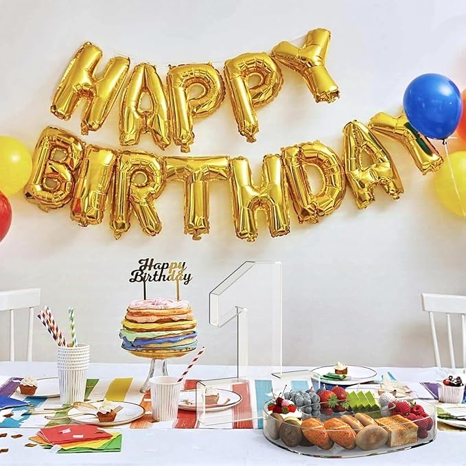 11" Acrylic Number Charcuterie Tray, Fillable Number Charcuterie Box for Food, Reusable Serving Cake Candy Dish Display Tray for Birthday Anniversary Party Decoration (Number 5)