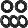 5 Pack 9 Inch Round Lazy Susan Hardware, 5/16 inch Thick Rotating Swivel Lazy Susan Turntable Bearing Plate for Kitchen, Restaurant, Black