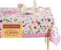 Maison d' Hermine Table Cloth Square Table 100% Cotton 60 x 60 Inches Tablecloth Reusable Decorative for Dining Room Farmhouse Home Valentines Day Decorations Spring Summer - Chardon