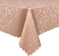Smiry Rectangle Table Cloth, Waterproof Heavy Duty Vinyl Tablecloths, Wipeable Washable Table Cover for Kitchen and Dining Room (Tan, 60" X 84")