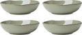 Oneida 899211 Organic Shades Sage Green Pasta Bowls, Set Of 4, Service For 4