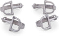 Arthur Court Designer Metal Bit Napkin Rings, Set of 4, Equestrian Aluminum Cast, Horse Horseshoe Decor for Cowboy, Cowgirl Riders and Horse Lovers