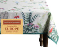 Maison d' Hermine Table Cloth Rectangle Table 100% Cotton 70 x 90 Inches Tablecloth Reusable Decorative for Dining Room Farmhouse Home Valentines Day Decorations Spring Summer - Tropiques