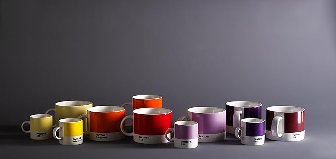 Pantone Tea Cup Porcelain, 475 ml, Porcelain, Violet 519, 10.4 x 10.4 x 8 cm