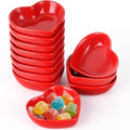 12PCS Heart Shaped Bowl Heart Bowl For Candy Lovers, Office Desk Decor, Home Snack Display, Valentine'S Day, Wedding Celebrations, Birthday Parties,Family Kitchen Use