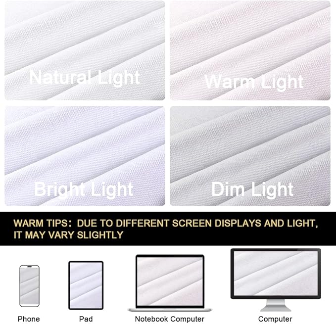 PrinceDeco 100% Blackout Linen Curtains for Bedroom Linen Blackout Curtains 84 Inches Sliding Door Curtain Thermal Drapes for Sliding Glass Door Room Divider Drapes,W100 X L84 Inch, Pure White