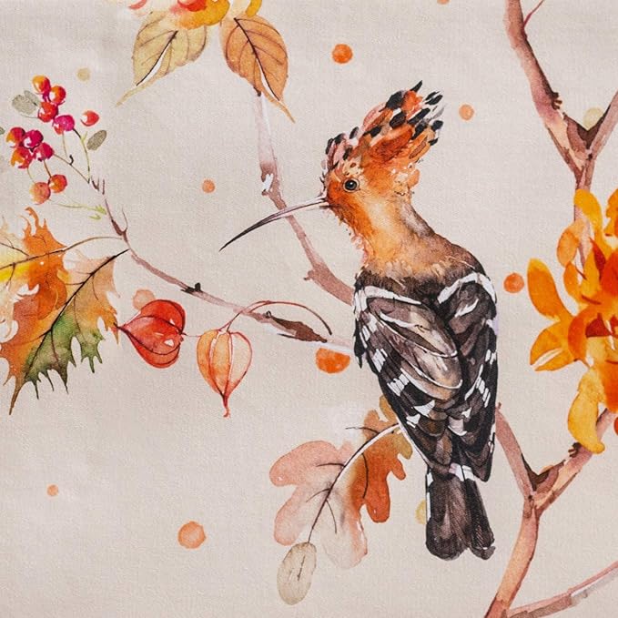Maison d' Hermine Table Cloth Rectangle Table 100% Cotton 70 x 120 Inches Fall Tablecloth Reusable Everyday Use for Thanksgiving Christmas Decorations Dining Farmhouse Party (Kelim - Prairie)