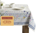 Maison d' Hermine Table Cloth Rectangle Table 100% Cotton 70 x 140 Inches Tablecloth Reusable Decorative for Dining Room Farmhouse Home Valentines Day Decorations Spring Summer - Faience